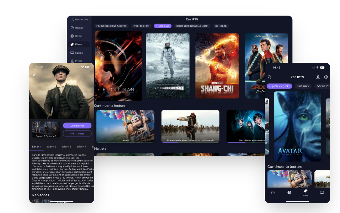 Application IPTV Smarters Pro sur Apple TV