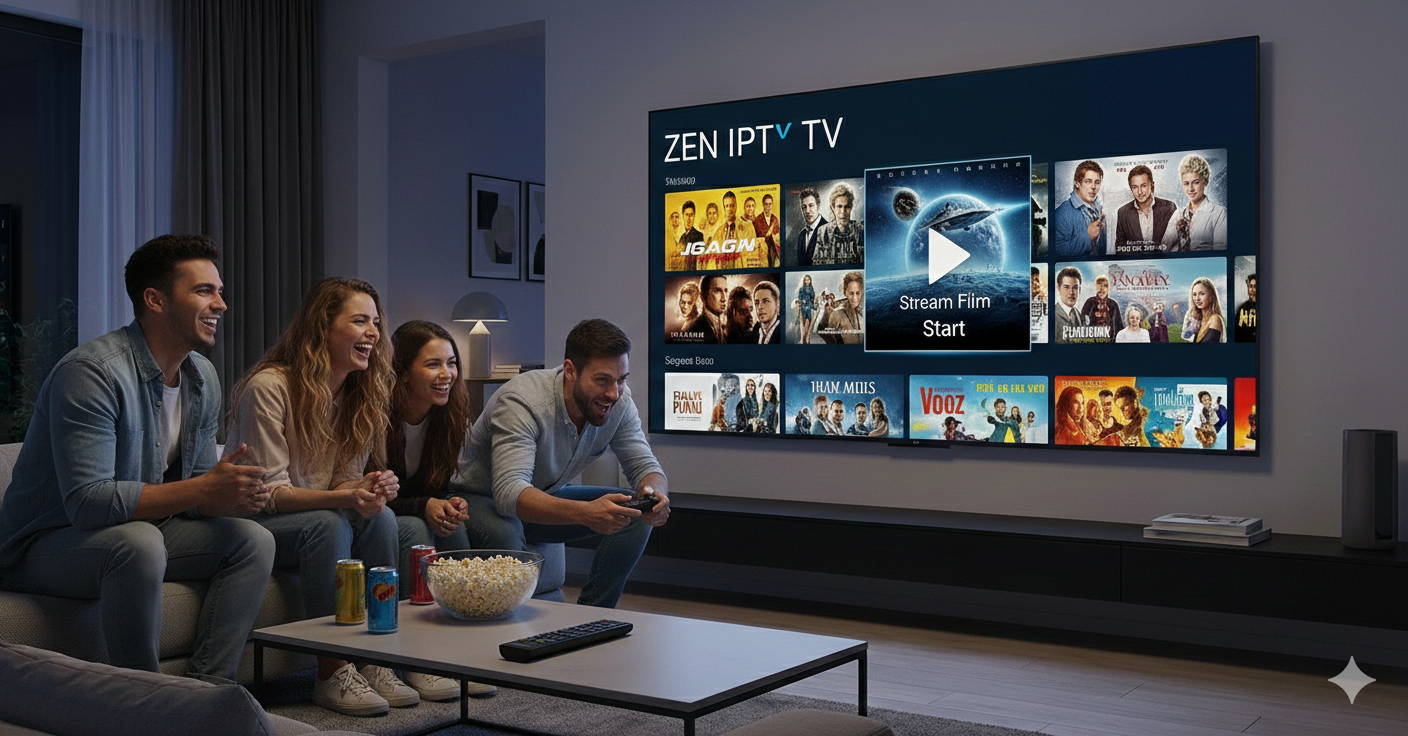 Interface d'activation code player ZEN IPTV